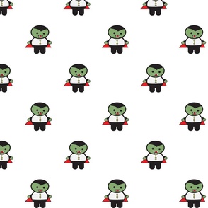 Vampire Cute Kawaii Halloween Pattern