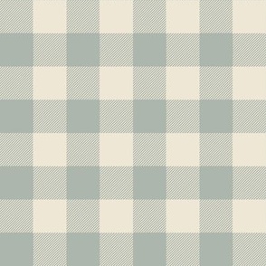 Gingham Check | Sage Green | Farmhouse and Cottage