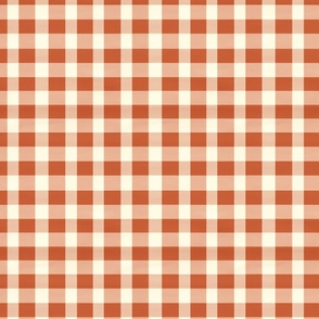 Rusted Terracotta Gingham