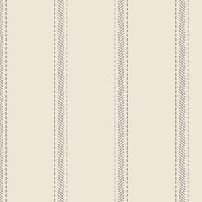 Ticking Stripe | Antique Silver Gray | Farmhouse + Cottage | Large - 4.8" Repeat/2.4" Stripe Width
