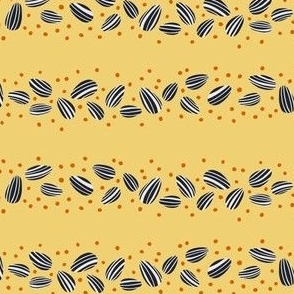 Sunflower Seeds stripe - yellow - small