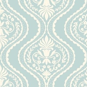 A la campagne large French country chic vintage  light French  blue