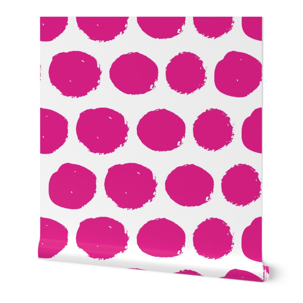 Fashion Magenta Pink Circles