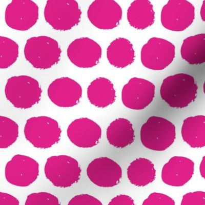 Fashion Magenta Pink Circles