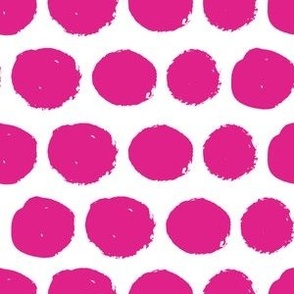 Fashion Magenta Pink Circles