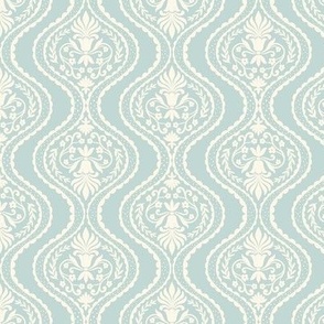 A la campagne small French country chic vintage  light French  blue 