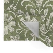 French Country in sage green and off white_12x12