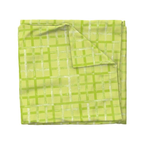 Bold Checks Block Print College of Squares and Plaid - Lime Green