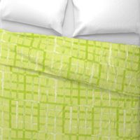 Bold Checks Block Print College of Squares and Plaid - Lime Green