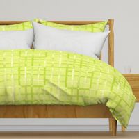 Bold Checks Block Print College of Squares and Plaid - Lime Green