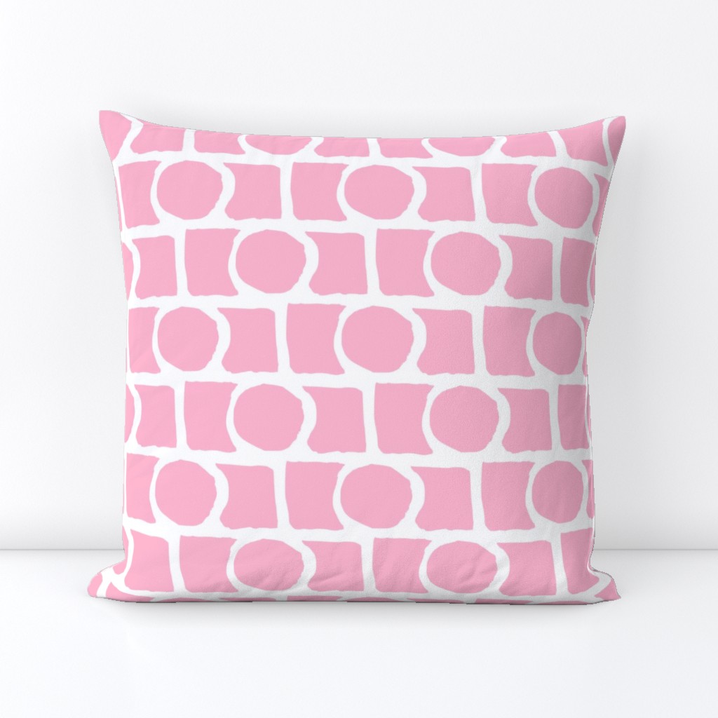 Pastel Pink Geometric Pattern