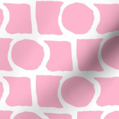 Pastel Pink Geometric Pattern