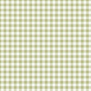 Leaf Green Gingham 1 x 1