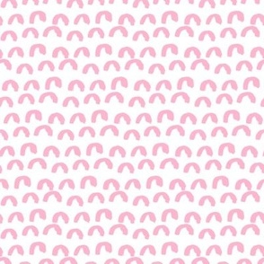 Pink Retro Rainbows Pattern