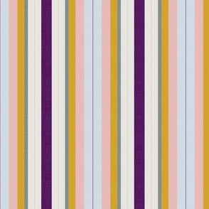 Classic Stripes - Lavender Field / Large