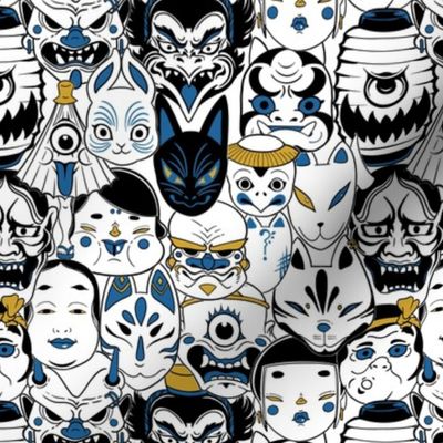 Japanese_Monster_Masks_blue