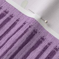 Rustic Lavender Stripes On medium lilac with texture - large scale