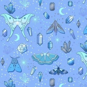Magic moths blue