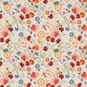 French florals - S
