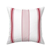 French Country Stripes - Red