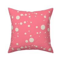Holly Jolly Merry Merry Dots Pink & Cream