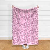 Medium Scale Cow Print in Barbiecore Light Pink