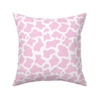 Medium Scale Cow Print in Barbiecore Pale Pink