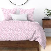 Medium Scale Cow Print in Barbiecore Pale Pink