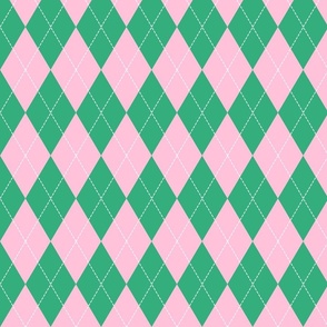 Green Pink - Argyle