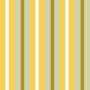 Quirky Stripes in Mustard and Brown_LRG