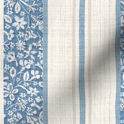 French Country Stripe Floral