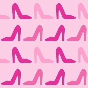 Medium Scale High Heel Stiletto Shoes Barbiecore Pink