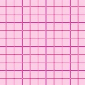 Small Scale Barbiecore Pink Plaid