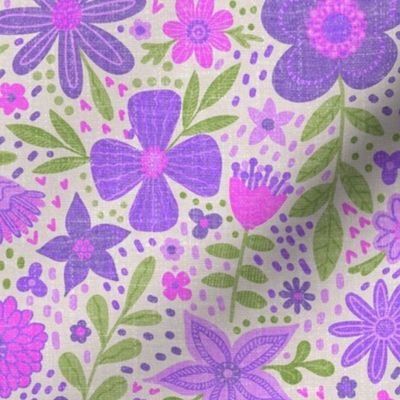 Retro Whimsy Floral (small)