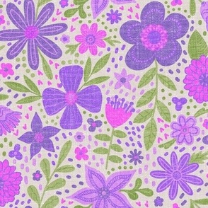 Retro Whimsy Floral (small)