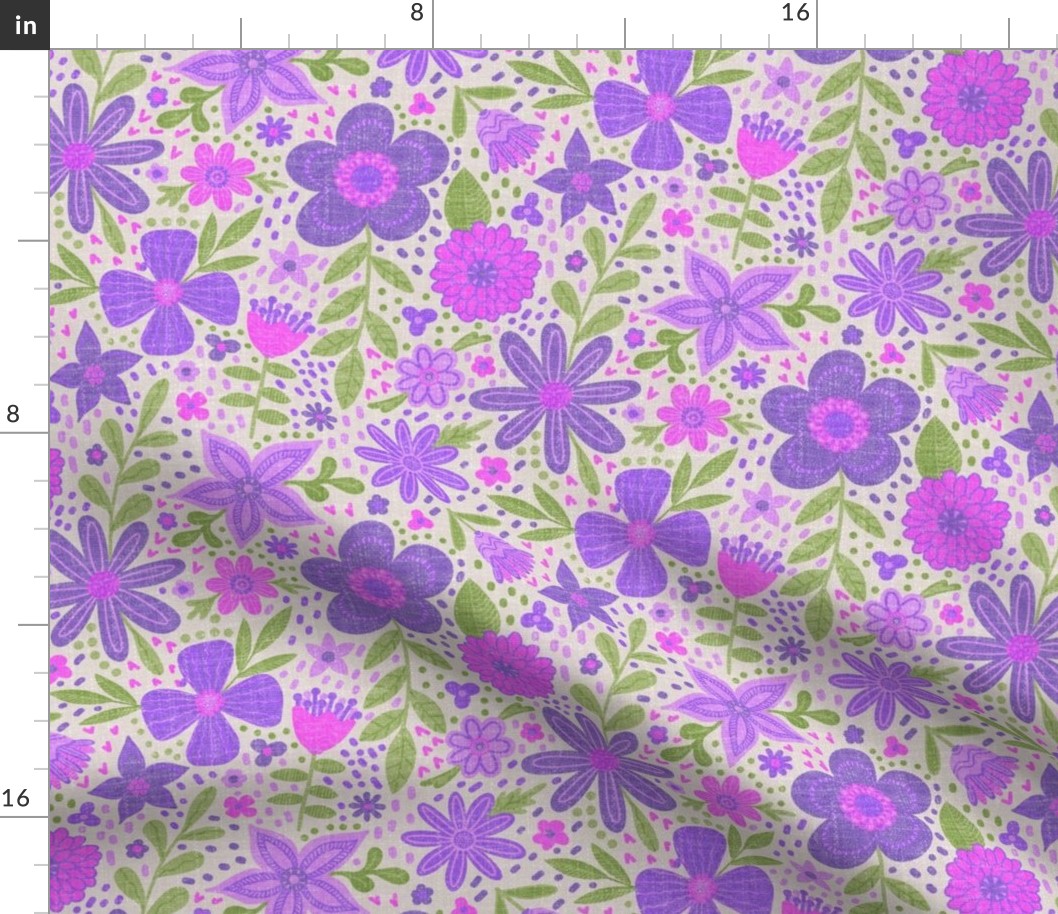 Retro Whimsy Floral (small)