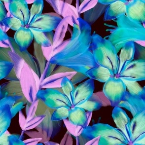Blue fairy gothic lilies