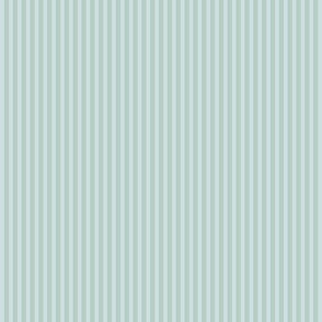 French Country | Stripes in Pastel Greens | Medium Scale