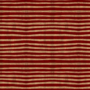 Medium Red - Creepy Circus Stripes