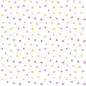 Happy Smiley Face Flowers Stars