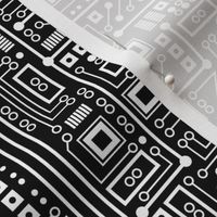 Robot Circuit Board (Black and White)