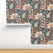 Rustic country flowers / Large scale