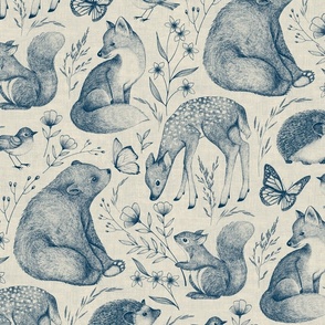 Forest Fauna Toile 