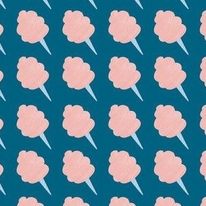 Cotton Candy on Blue