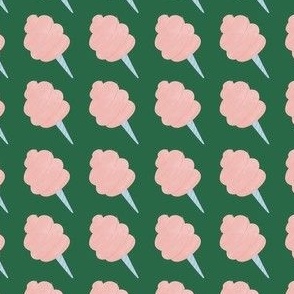 Cotton Candy on Green