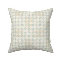 broderie suisse embroidered  blue gingham