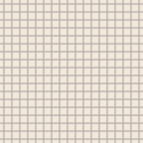 Sketch Gingham Warm Neutral 