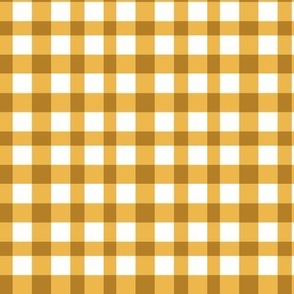 golden yellow plaid MEDIUM