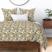 our ladybug marian summer floral mint LARGE 