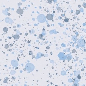 Blue Watercolor Splatter 